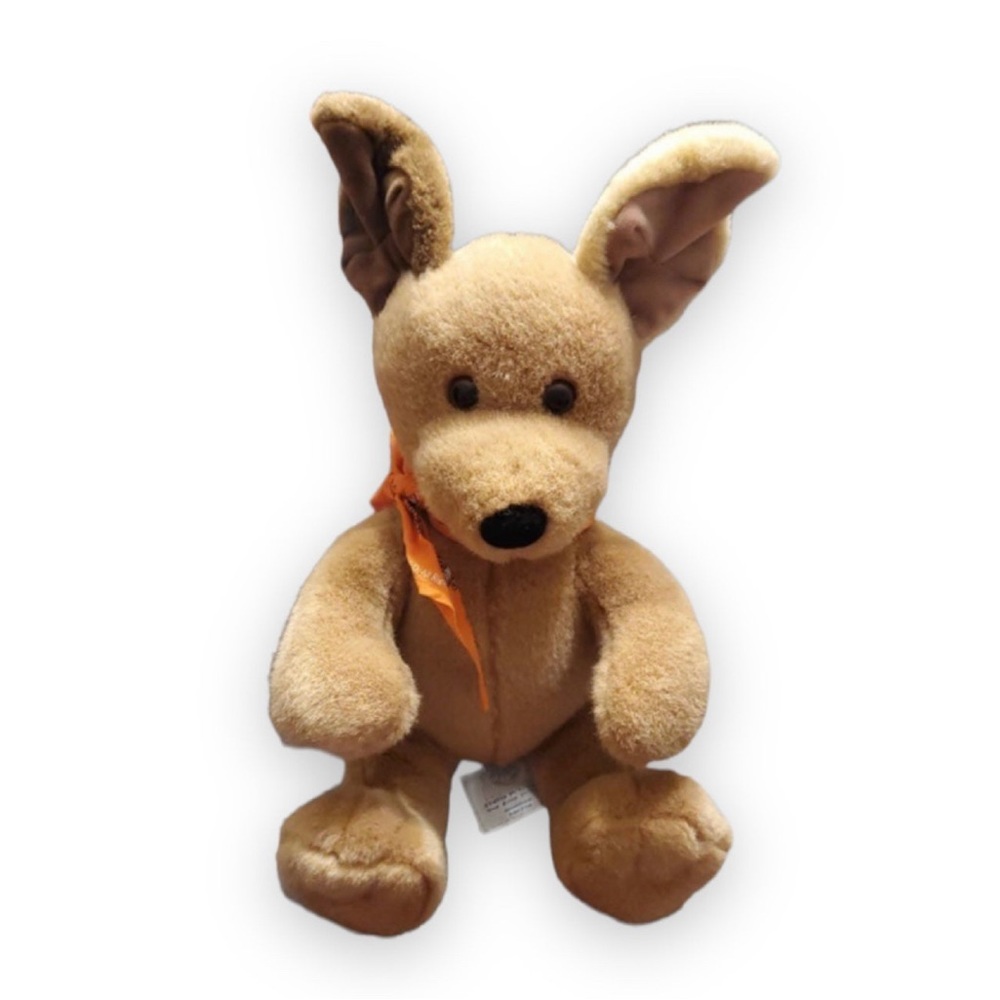 Build-A-Bear Workshop Retired Brown Sugar Tan Pup With Harley Davidson Bandana